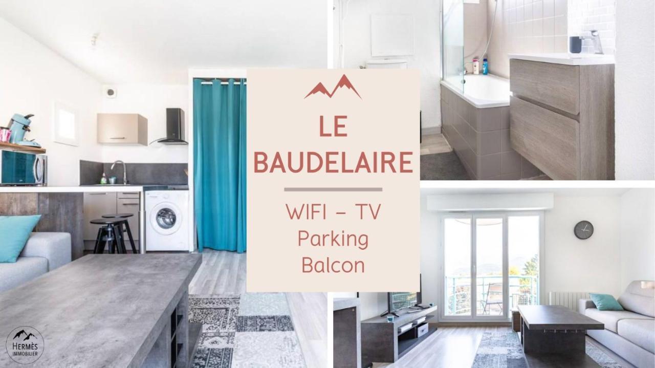 Le Baudelaire - Cosy Studio Et Parking A Grenoble Exteriör bild